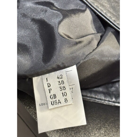 Poleci Women’s Brown Check Asymmetrical Hem Skirt Size 10 Made in USA - Picture 5 of 5